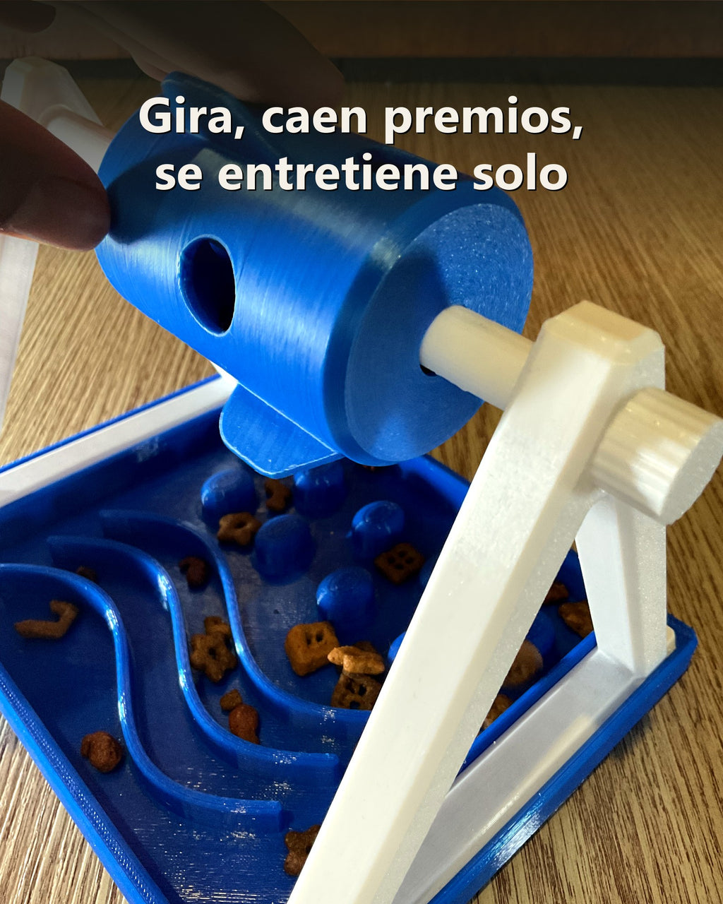 Dispensador Giratorio de Premios para Gato | Comedero Lento Interactivo Michilab