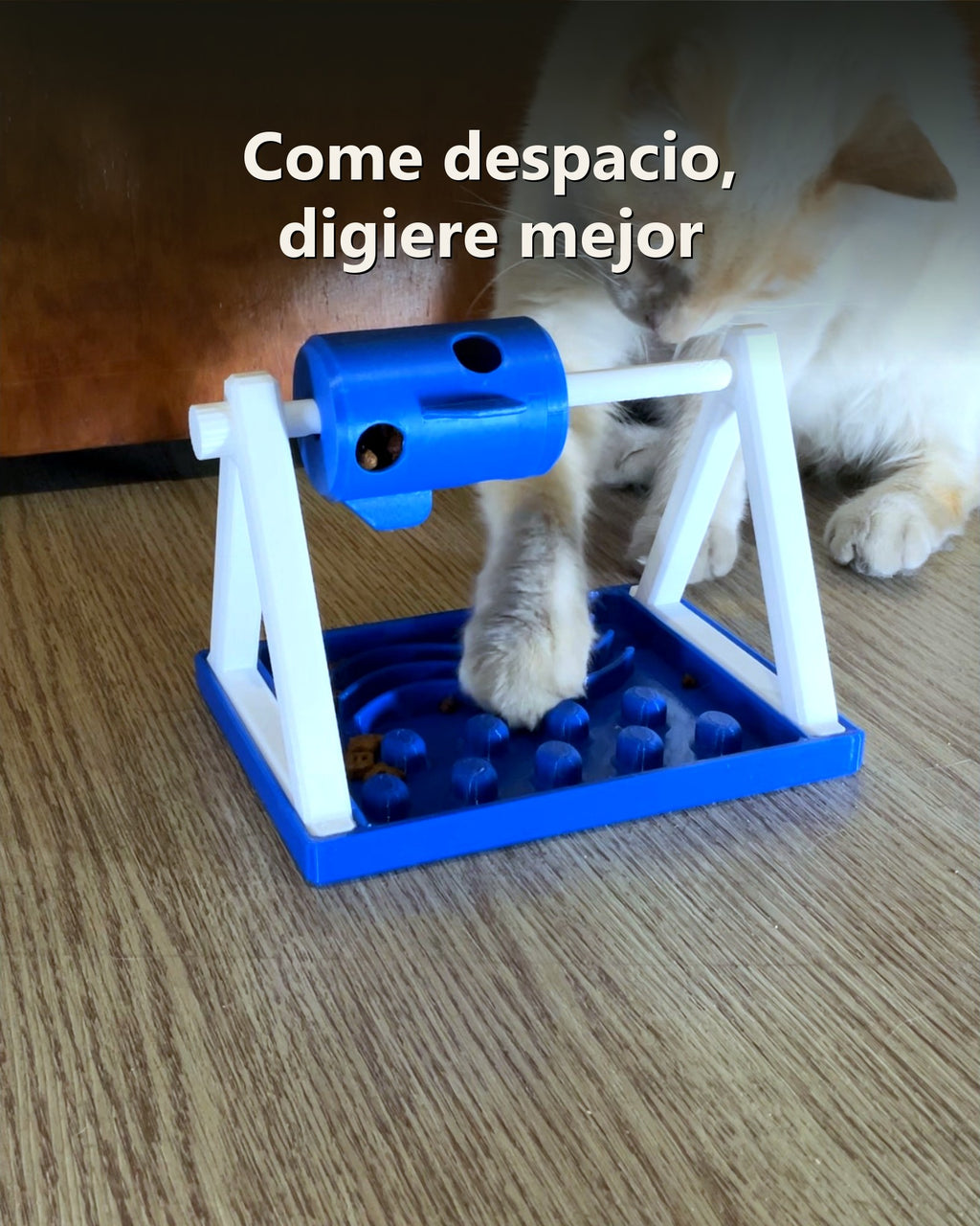 Dispensador Giratorio de Premios para Gato | Comedero Lento Interactivo Michilab