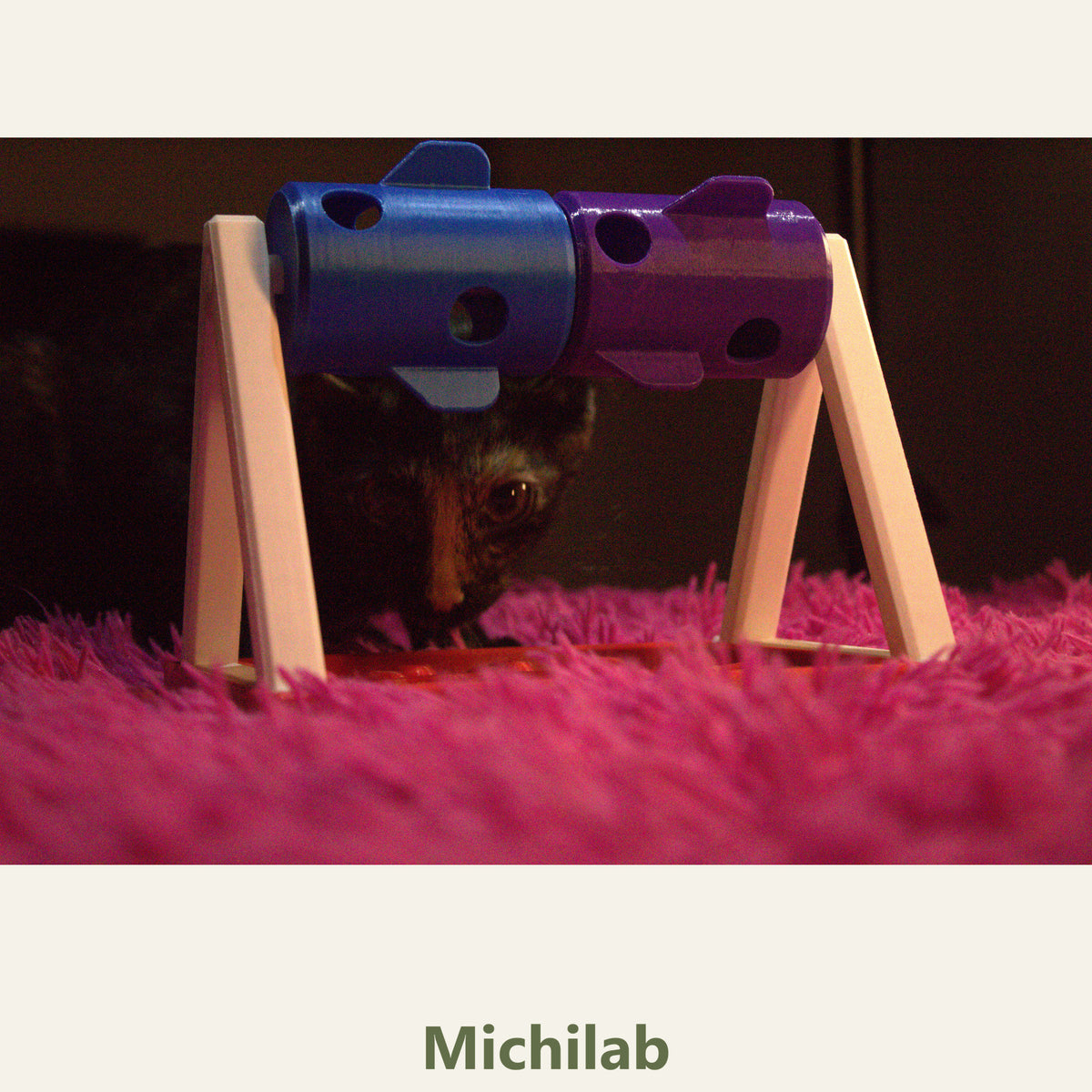 Dispensador Giratorio de Premios para Gato Michilab | Comedero Lento Interactivo