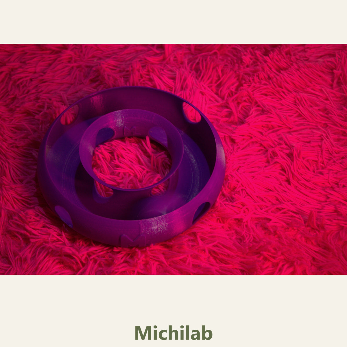 Anillo Dona Michilab — Juguete Interactivo de Pelota Infinita para Gatos