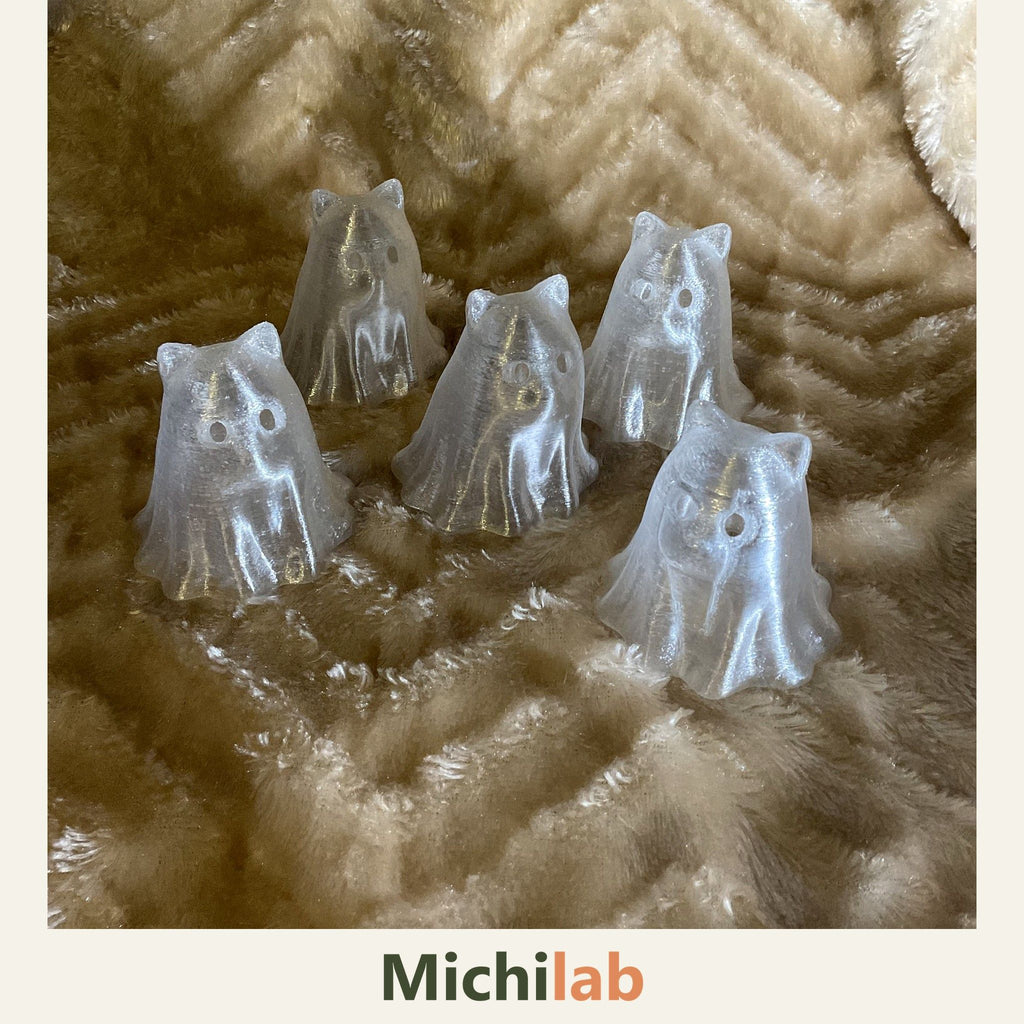 Michi Fantasma Michilab, lámpara de gato con luz LED (6)