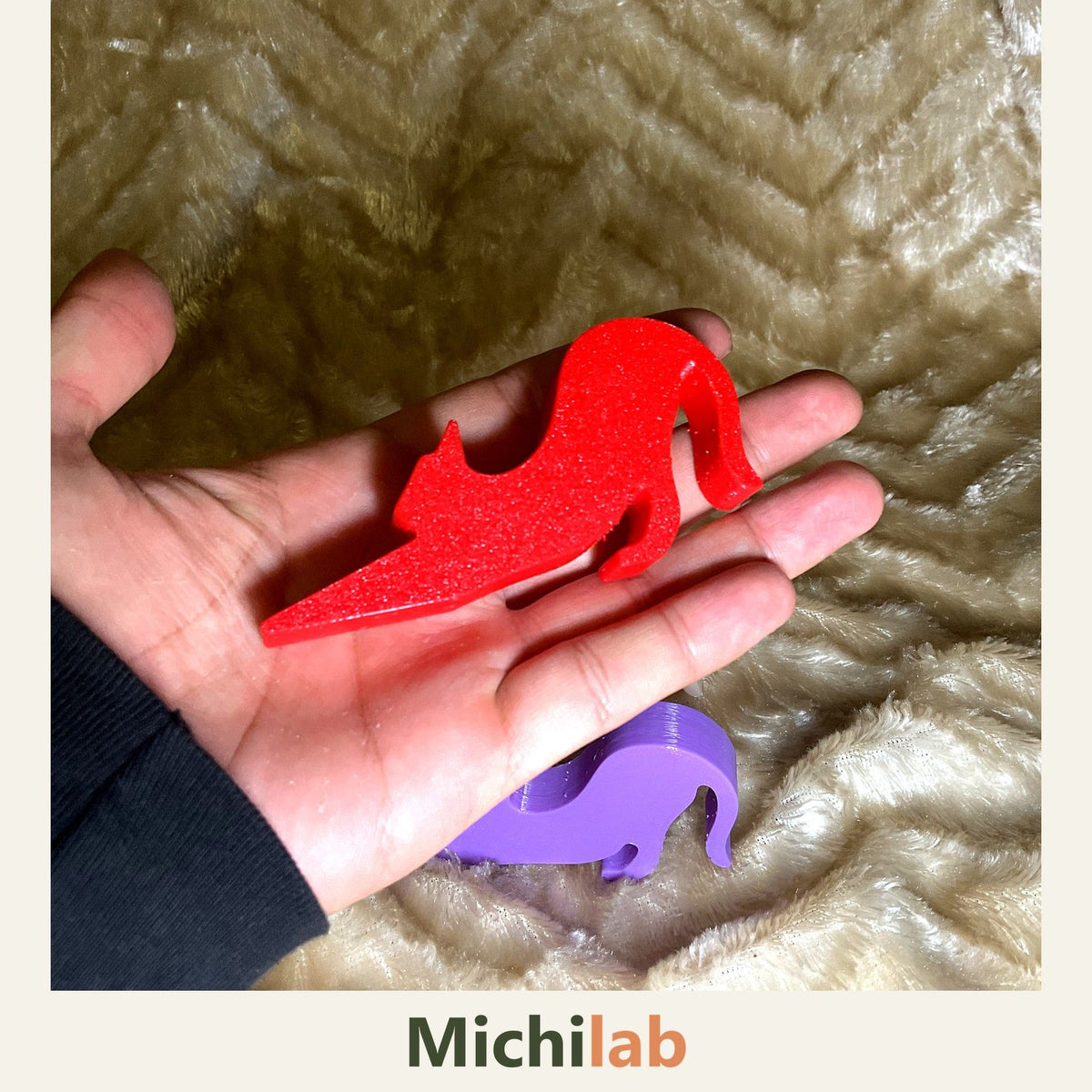 Tope de Puerta Michi Michilab con silueta de gato
