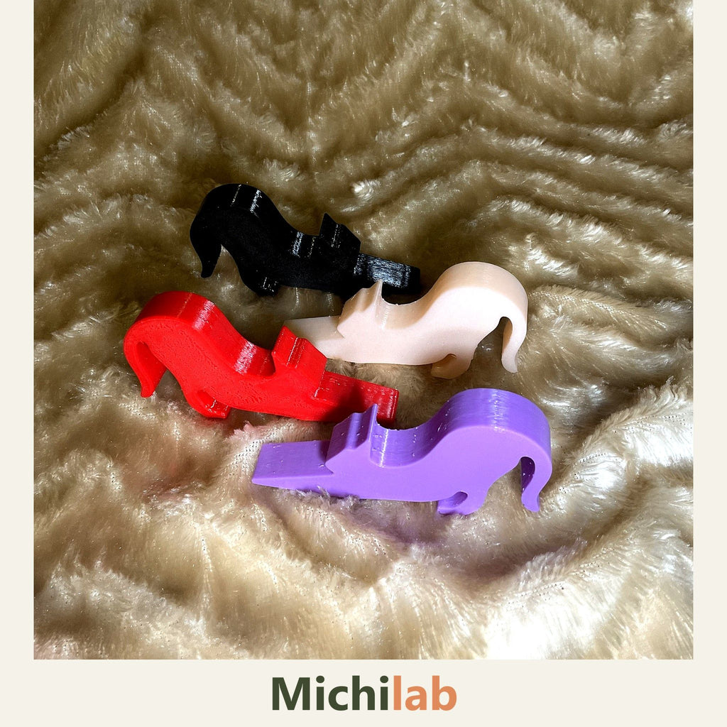 Tope de Puerta Michi Michilab con silueta de gato (2)